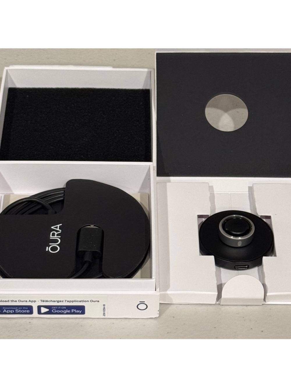 Oura Gen 3 Brushed Titanium Style: Horizon Size 6